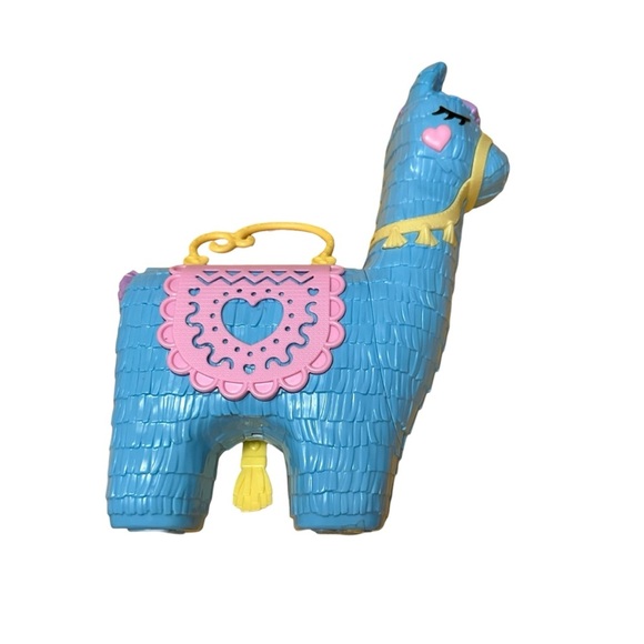 Polly Pocket Blue and Yellow Llama - Picture 2 of 6